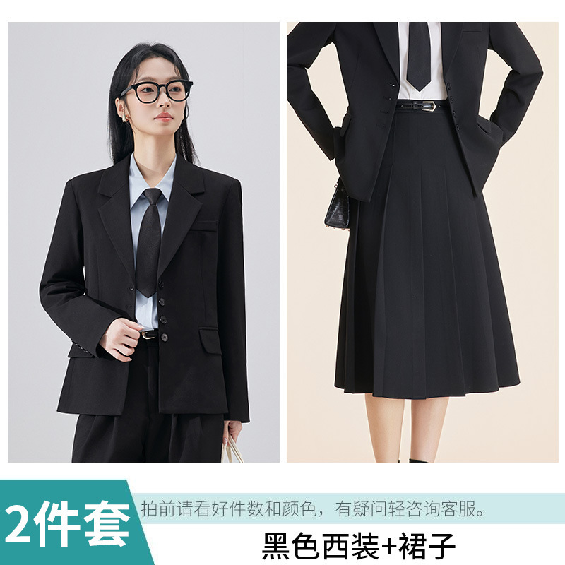 西装外套女生小个子套装公务员大学生面试正装通勤休闲西服考编|undefined