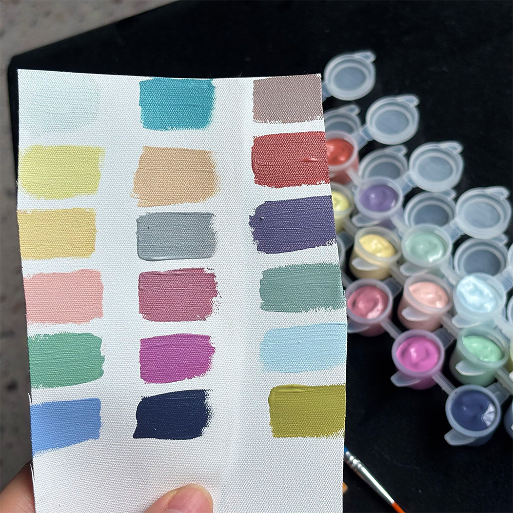 Morandi color series pigments, advanced gray acrylic pigments, self-service studio pigments, DIY col