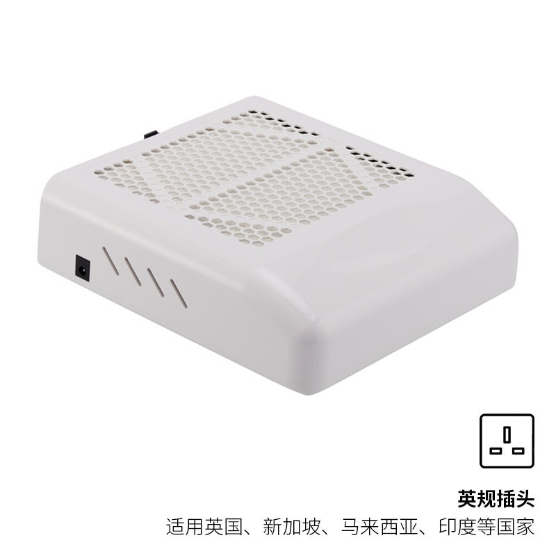 aspiradora de uñas transfronterizas de alta potencia japonesa 80W con filtro de polvo de uñas aspiradora de escritorio manicuras