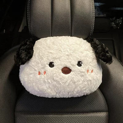 Seat cushion, seat cover, 2026 New Cartoon Cute West - plush-imitation-rabbit-velvet-puppy-headrest-single-no-specifications