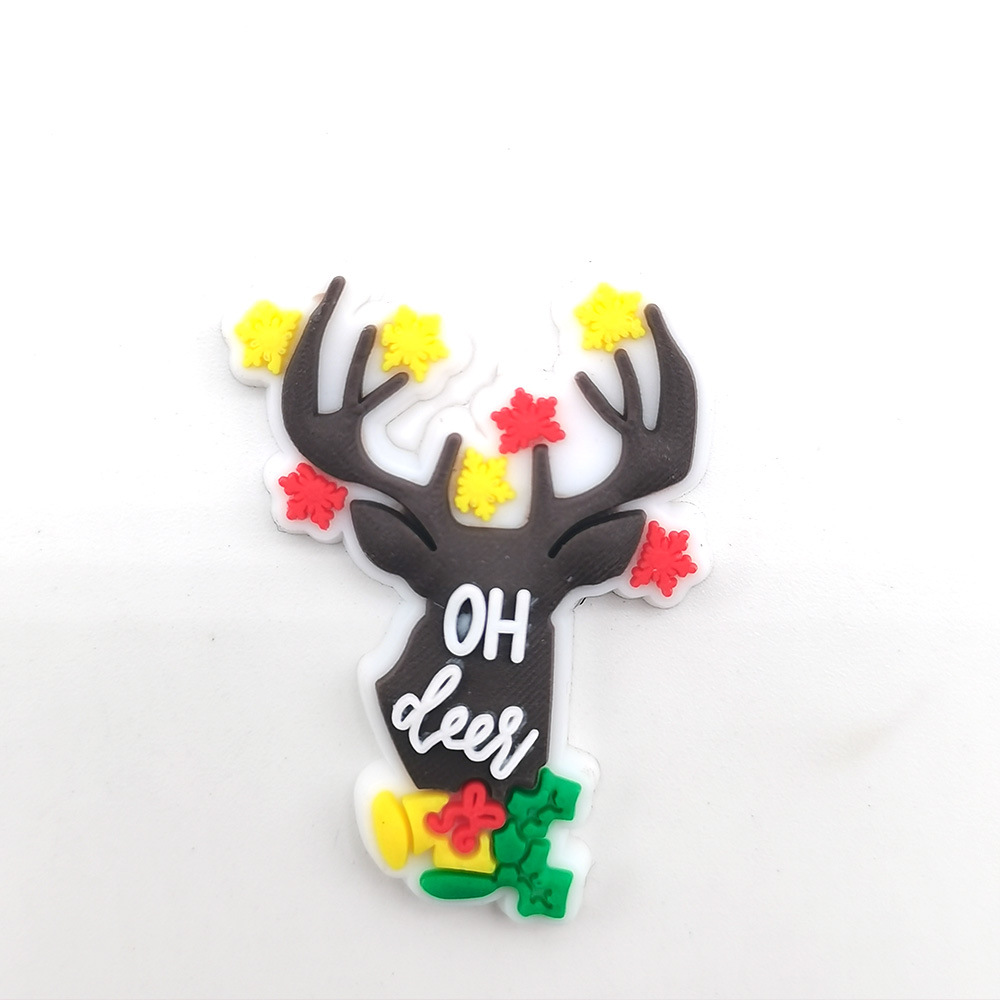 Nuevos zapatos de Navidad flor zapatos de playa con hebilla decorativa