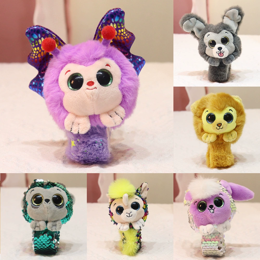 Пользовательские Детские Мультяшные плюшевые петли с защелкой для милой девочки, кукла, мультяшный праздничный подарок, аксессуары