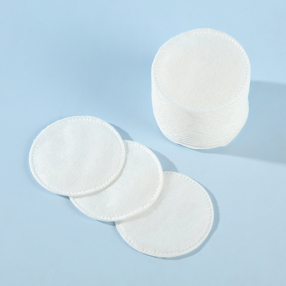 150 piezas de algodón redondo algodón maquillaje simple piel algodón desmaquillaje herramientas de limpieza facial algodón desechable al por mayor