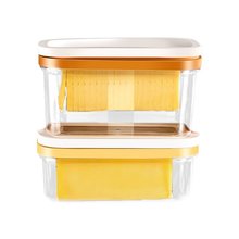 英国黄油切割储存盒牛油奶酪分割分装收纳盒子冰箱保鲜冷冻切块器