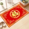 Crystal velvet red door pad-22