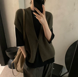 女式针织衫;毛衣;女式马甲