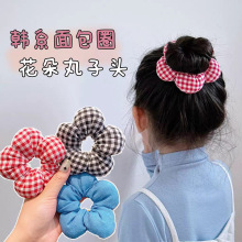 儿童花朵发圈女童立体头花扎丸子头马尾头饰大肠圈女孩扎头发发饰