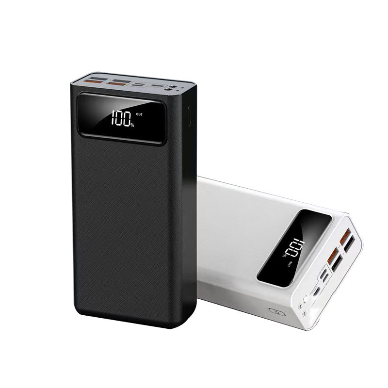 Viaje al aire libre viajar fuente de alimentación portátil 50000 mAh salida porosa con lámpara LED pantalla digital inteligente