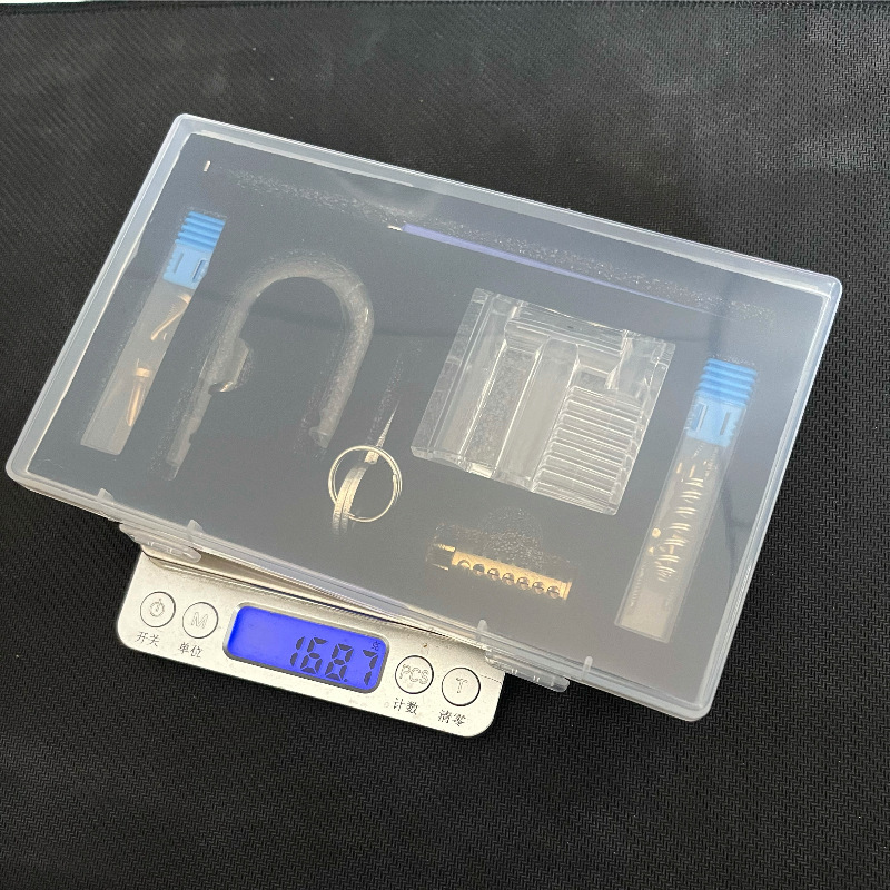 DIY 手組み立てアクリル透明絶縁ロック手動組み立て練習ロック工芸品装飾品|undefined