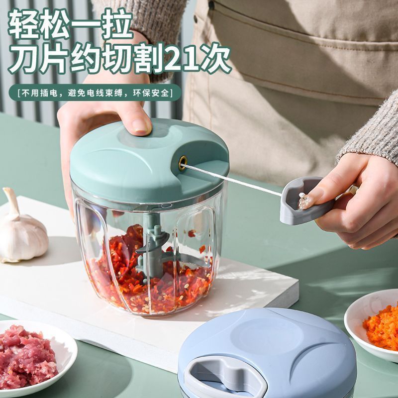 捣蒜泥拉蒜器蒜蓉搅碎机搅蒜小型大蒜手动捣碎压蒜臼子打蒜末|undefined