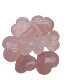 Natural Madagascar Pink Crystal Raw Stone Cutting Pink Crystal Love Accompanied Polishing Handle Factory