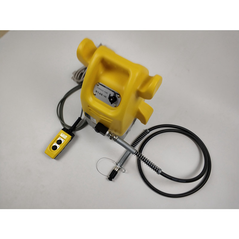 便携式R14E-H电动泵轻型单回路电动液压泵高压单动式IZUMI牛角泵