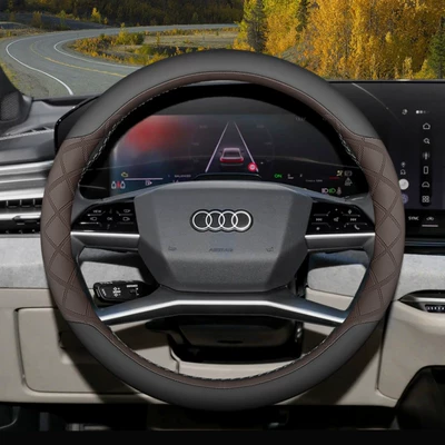 Steering wheel cover – 2026 Model Saic Faw Audi A5L - round-black-brown-sleeve-type-ultra-thin-style-default