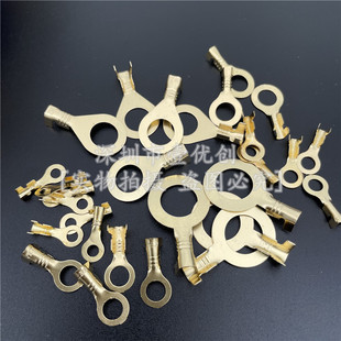 M3/4/5/6/8/10 Round Grounding Piece U-Type O-Type Fork Ring Grounding Ring Ear Cold Pressed Terminal