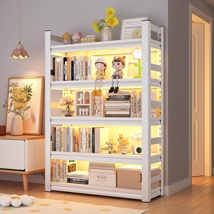 Steel shelf floor children's home bookshelf multi-layer bookcase shelf storage rack angle steel simple shelf