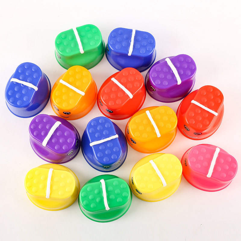 Kids Playing with Stilts