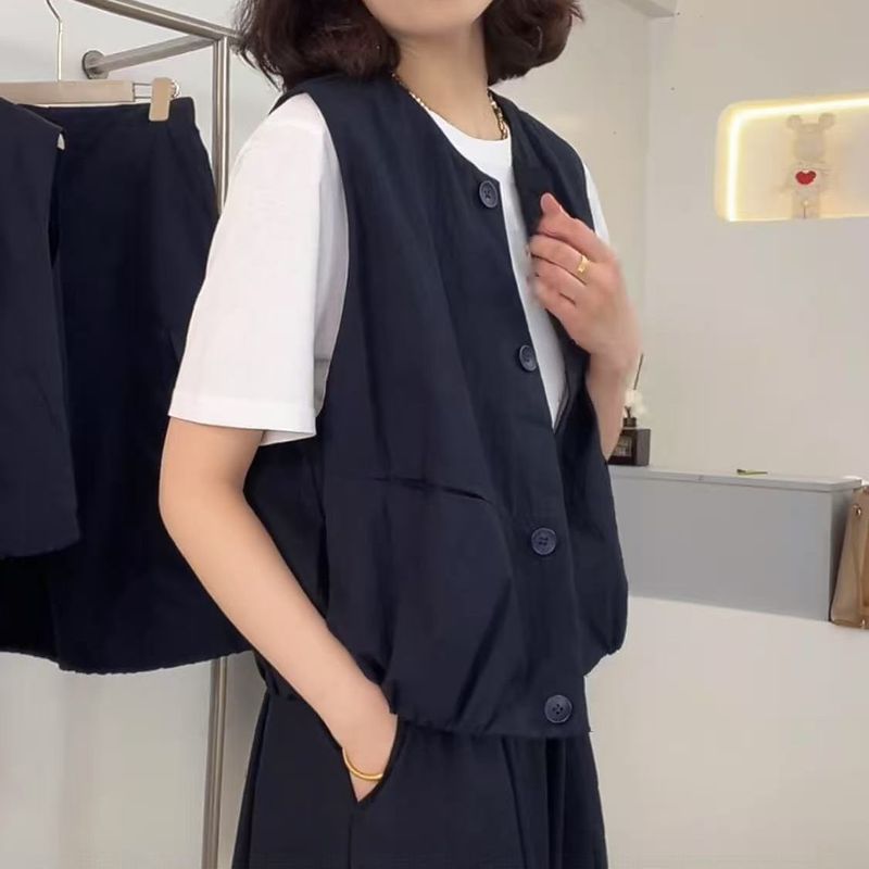马甲女2025新款秋季时尚宽松休闲百搭洋气减龄无袖马夹潮|undefined