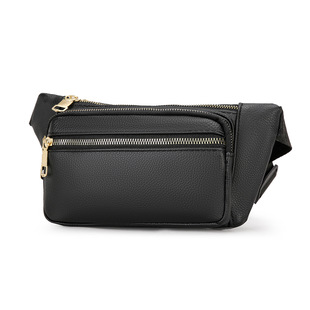 Pu Leather Bag Solid Color Waist Bag for Women 2025 New Casual Trendy Women's Fashionable Durable Chest Bag Women's Trendy Bag
