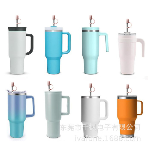 Silicone Straw Cap 6-10mm Universal Straw Cover Leak-Proof Dust-Proof Stanley Straw Accessory Food-Grade Silicone