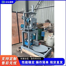 立式半自动废油桶切割机 废旧化工桶切割设备 铁皮桶旋转开盖机