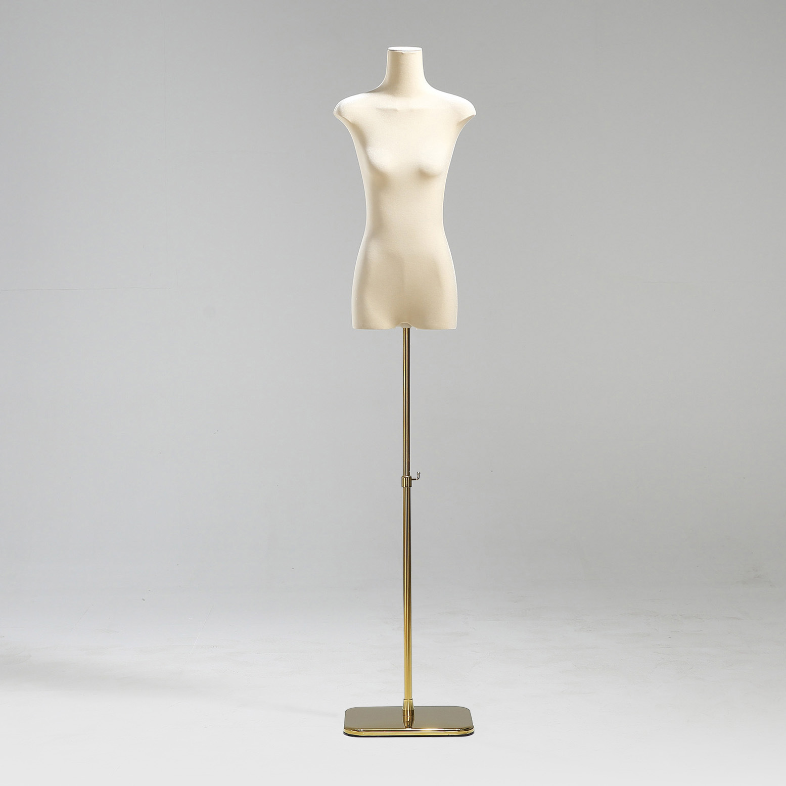 Modelo de tienda de ropa estante de exhibición de terciopelo pecho plano cuerpo plano ropa de mujer modelo de busto accesorios ventana estante modelo de plataforma image 16