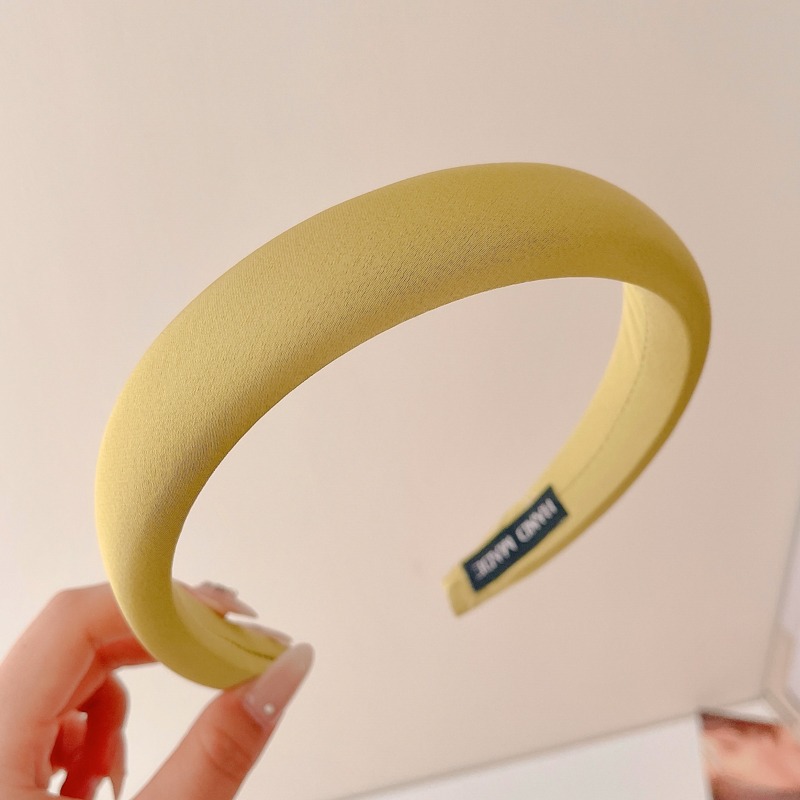 Alta sensibilidad al aro de cabello para mujeres red2024 nuevo estilo para salir correa de cabello universal lavar la cara aro de cabello de borde ancho prensado tarjeta de cabello toque