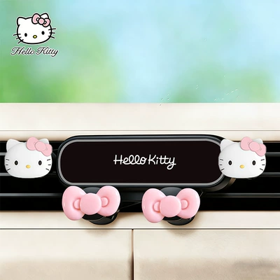 Kitty Car Mobile Phone Holder Car phone holder - sanrio-kt-cat-black