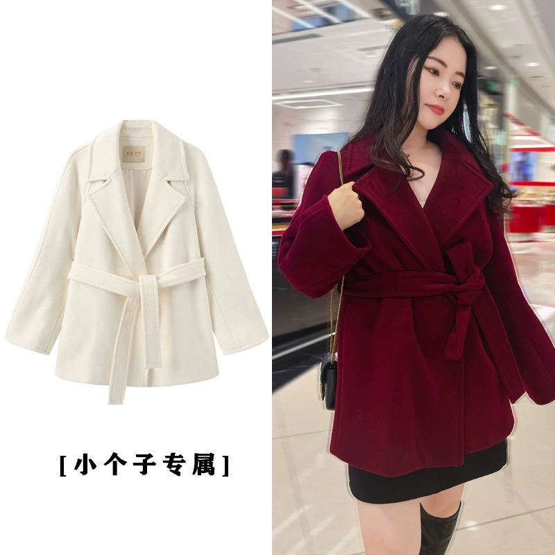 30 кашемировая короткая двусторонняя подкладка 30 кашемировая верхняя одежда осенне-зимняя простая верхняя одежда [короткий стиль 25171]