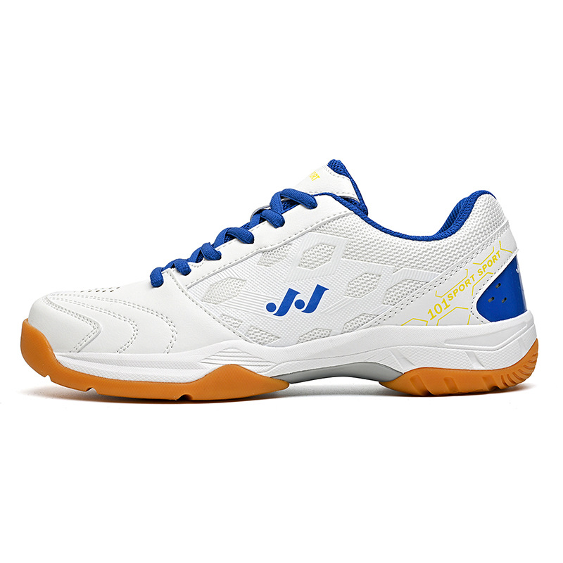 Comercio exterior nuevo tipo de zapatos de bádminton de pareja transpirables antideslizantes zapatos de entrenamiento de competencia