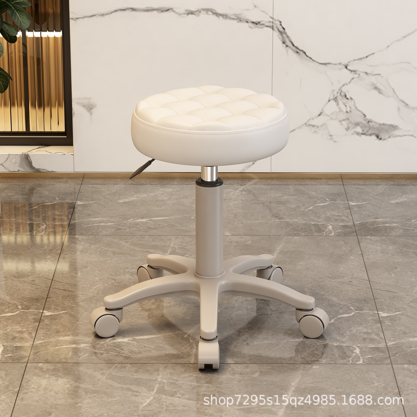 Fábrica directa taburetes de belleza elevación polea rotativa manicuría silla de maquillaje salón de belleza peluquería