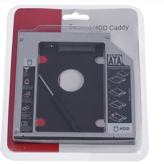 Metal 9.5mm sata3 Notebook Optical Drive Level Hard Drive Bracket Universal ssd Solid State Drive Bracket 12.5mm