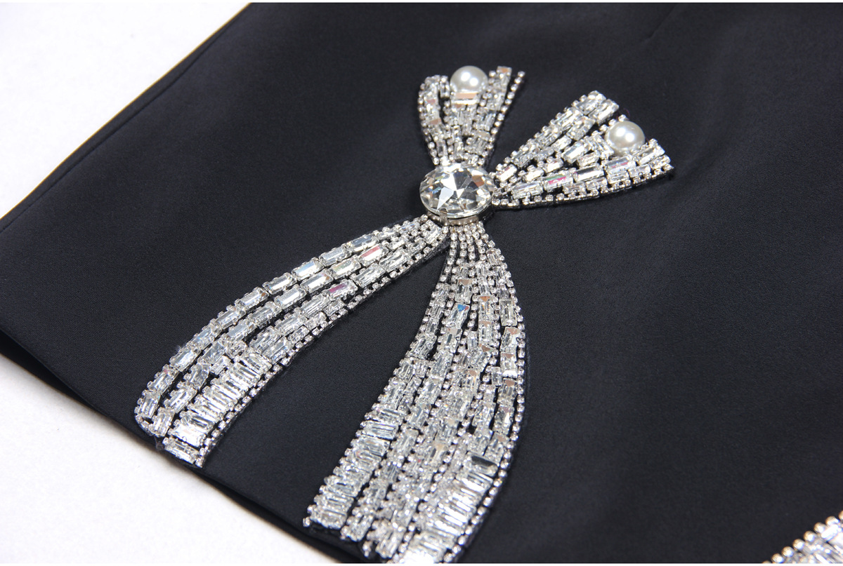 Dames mantelpak met rok elegante lange mouwen herfstset_voghion.com