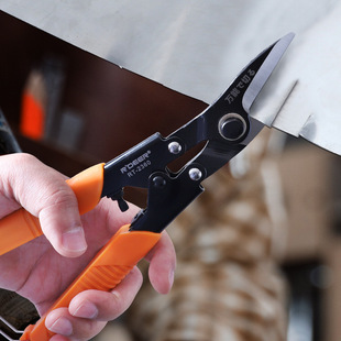 9 inch iron sheet scissors handmade alloy steel wire shears thin iron sheet stainless steel strong multifunctional labor-saving industrial shears