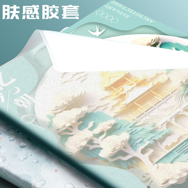 B5 cuaderno de alto valor diario de arte en 3D retro super grueso libro de goma para estudiantes 16k grande ins estilo engrosamiento