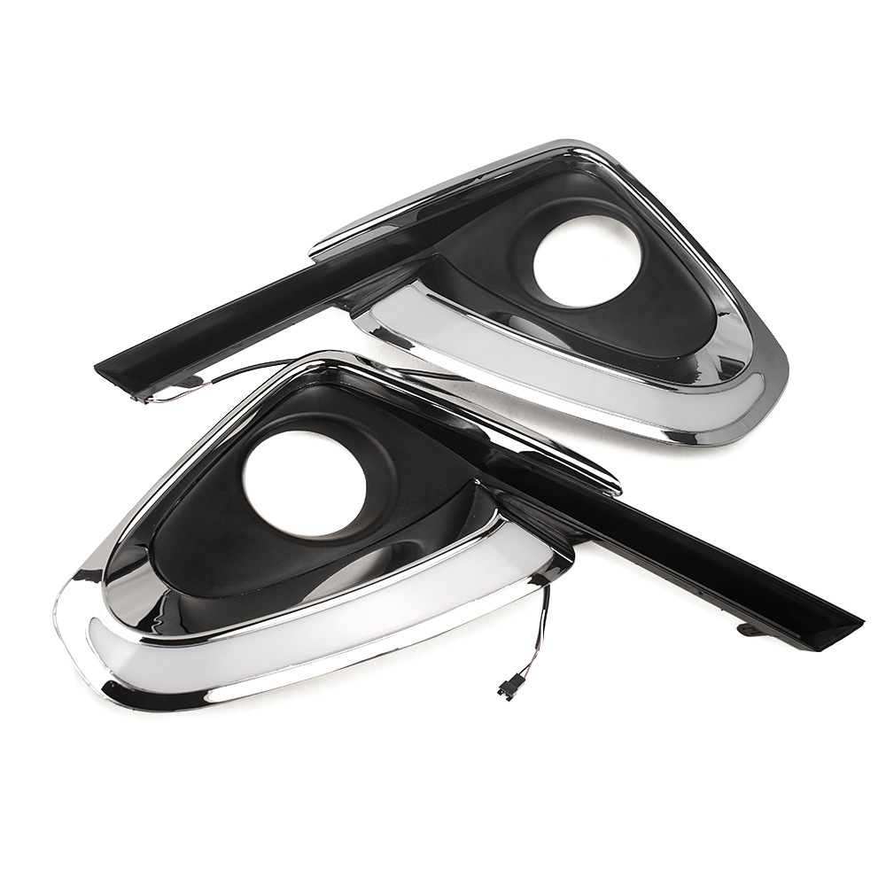 Aplicable a Toyota 16 17 18 19 años corredor delantero LED conjunto de lámpara de niebla de luz diurna modificada lámpara de barra delantera
