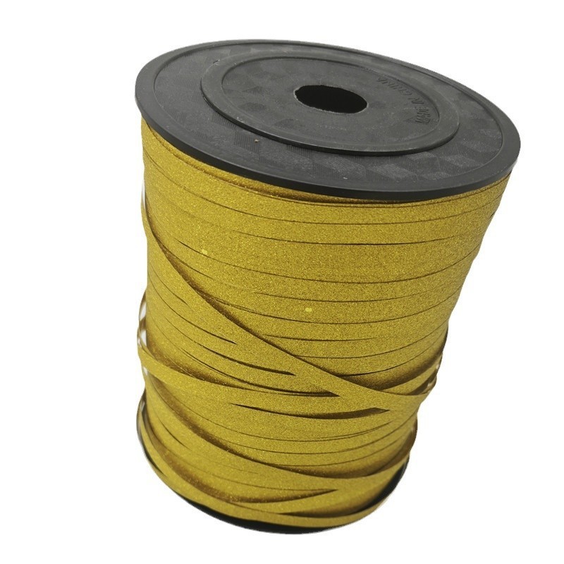 500 yardas de globo de cinta de color láser película de aluminio de cinta de color embalaje de regalo de cuerda de tracción de cuerda de bandera embalaje de regalo