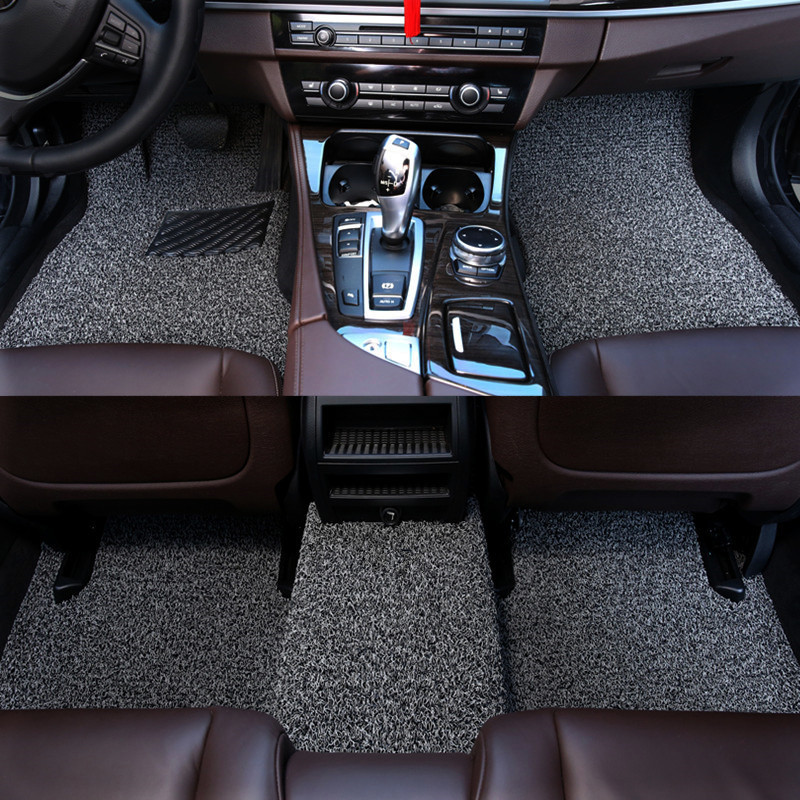 Car Carpet – Universal Mat Single Driver - 5-seat-set-thickened-21mm-grey-black