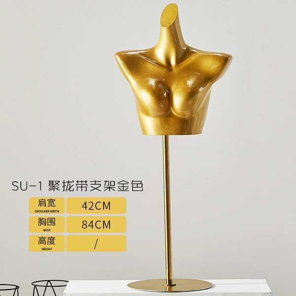 Golden long neck+gold stand