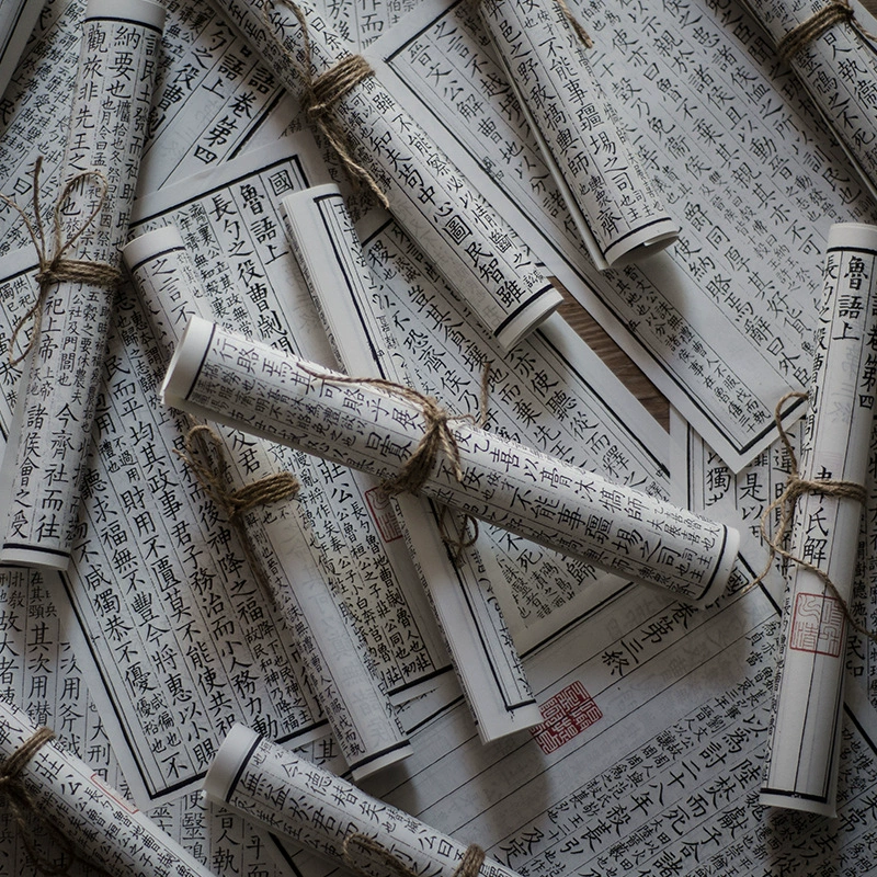 Ретро Zhongfeng Древние китайские книги прокрутки реквизит для фотографий модель украшения комнаты ханьфу портреты реквизит для фотографий