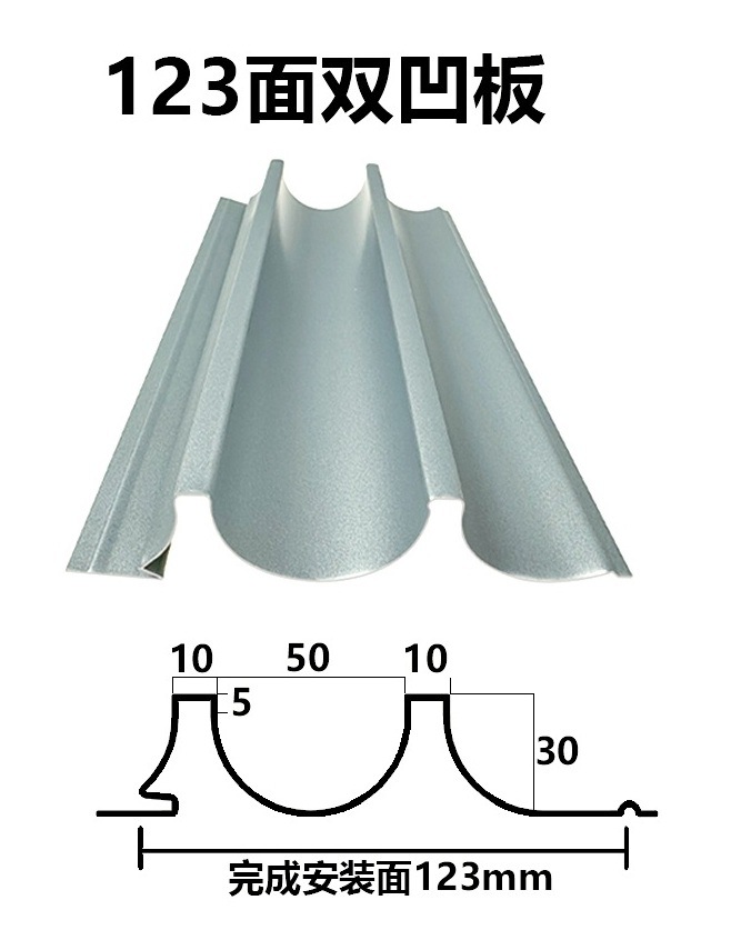 123 lados doble placa cóncava