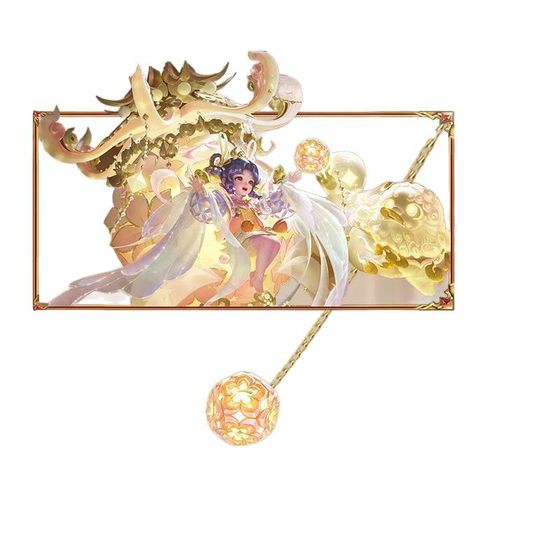 2025 the glory of the king new limited skin Chang'e Cai Wenji Mai Fire Dance metal bookmark ornaments