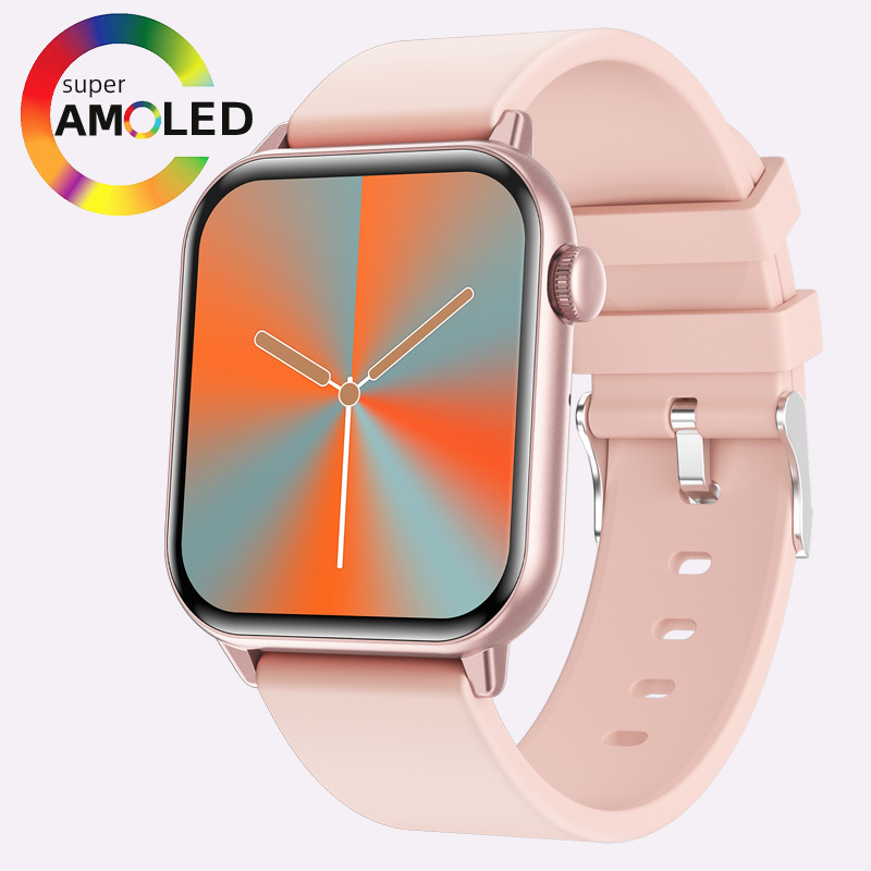 2024 Nuevo zw64 reloj inteligente 1,85 pulgadas amled frontera estrecha salud multifuncional Bluetooth reloj deportivo