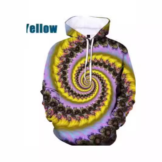 Hypnotic headscarf for men and women Kashmir 3D printed sweater…