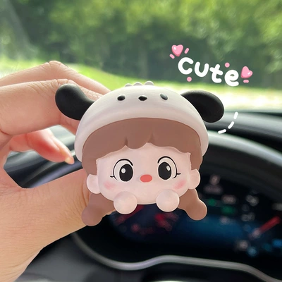 Cute ice cream girl car aromatherapy car air outlet decoration perfume car accessories decoration fragrance Stone (Car Perfume Aromatherapy) - little-pa-girl