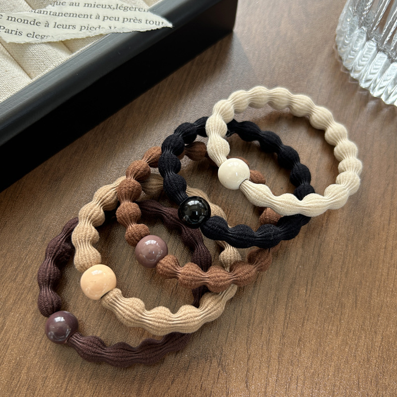 Simple High-Elasticity Durable Hair Tie That Doesn'T Damage Hair, Suitable for High Ponytails, Thickened Hair Rope, Bun Hair Band, Versatile Hair Accessory Simple High-Elasticity Durable Hair Tie That Doesn'T Damage Hair, Suitable for High Ponytails, Thickened Hair Rope, Bun Hair Band, Versatile Hair Accessory