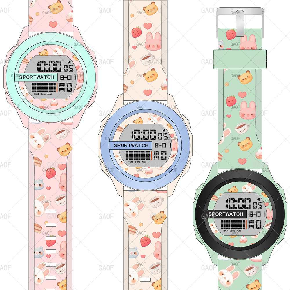 Reloj electrónico para niños personalizado Wenzhuang lista de regalos Wenzhuang personalizada