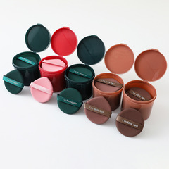 Fruit pie puff, Big Dipper puff set, double-sided air cushion puff, pineapple pie puff, 100-point puff