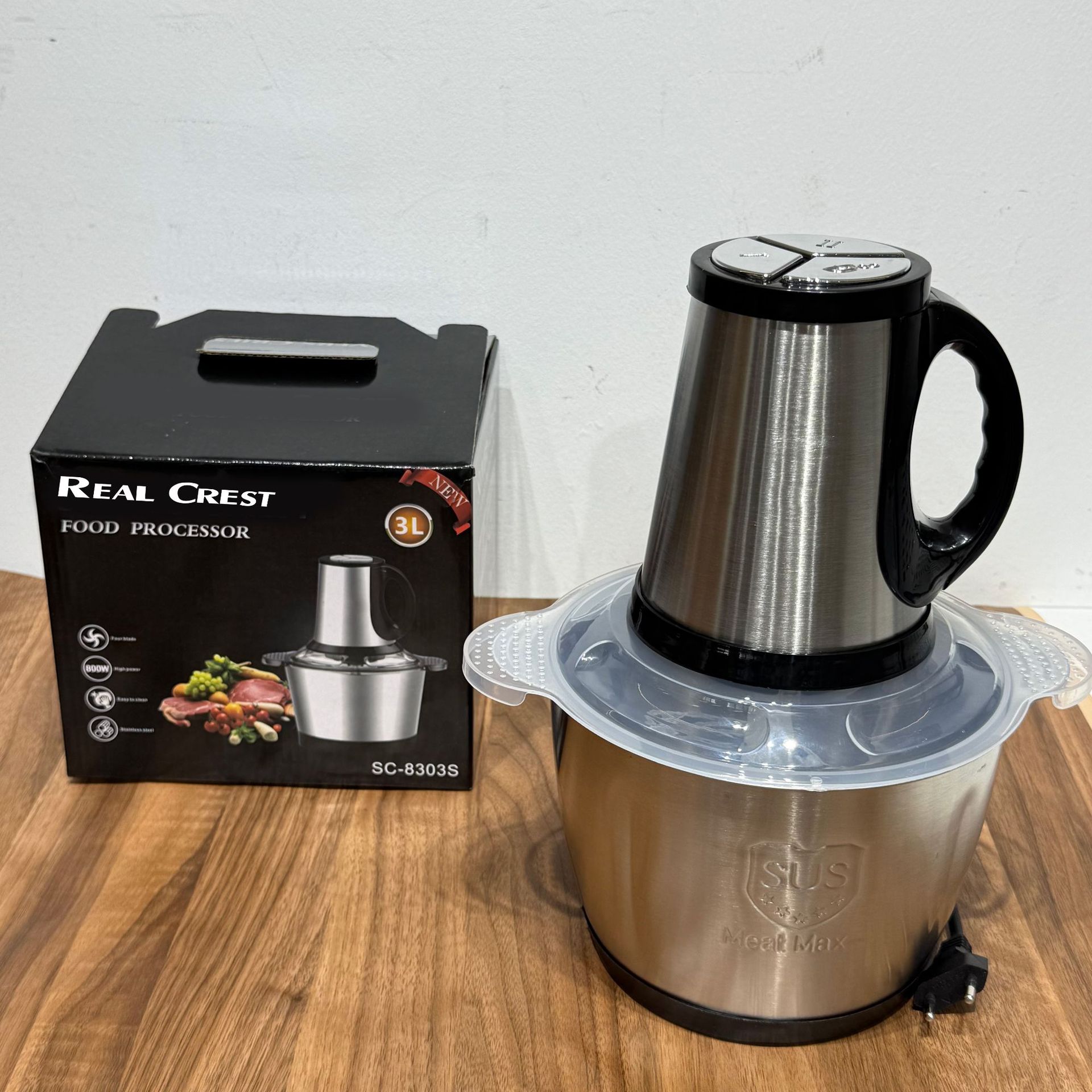 Foreign Trade Export 3L Stainless Steel Meat Grinder Multi-Functional 3Lmeatgrinderstainlesssteel Cooking