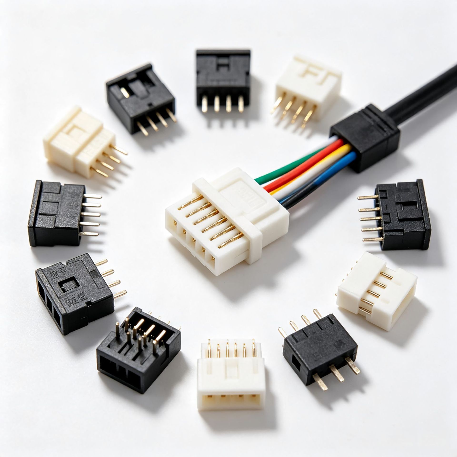 JST	SSUH-003T-P0.15压线端子，线规 - AWG 28~32 磷青铜端子