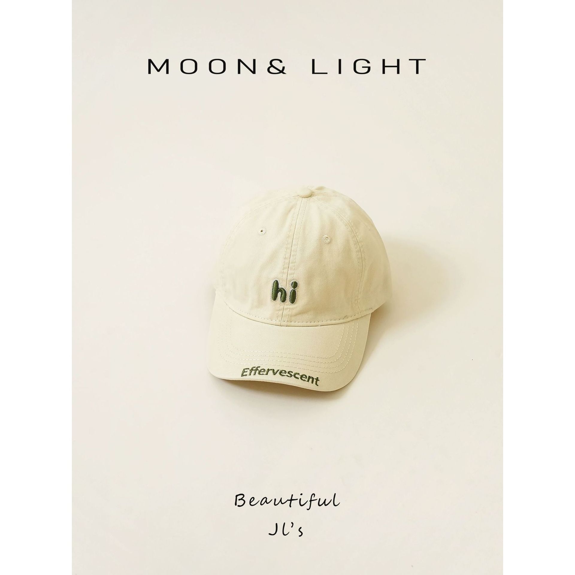 Off-white hi baseball cap / 48-54cm (recommended for 2-8 years old)
